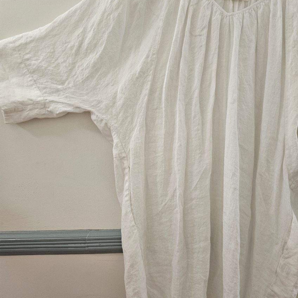 Mara Hoffman organic linen white dress cover up - Picture 10 of 15